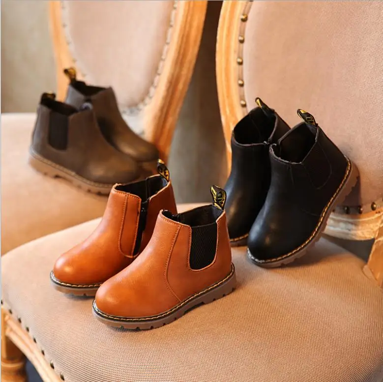

Factory Baby Pu Leather Shoes Infant Kids Soft Sole Shoes Bottom Boots Baby Shoes, Brown,grey,black,