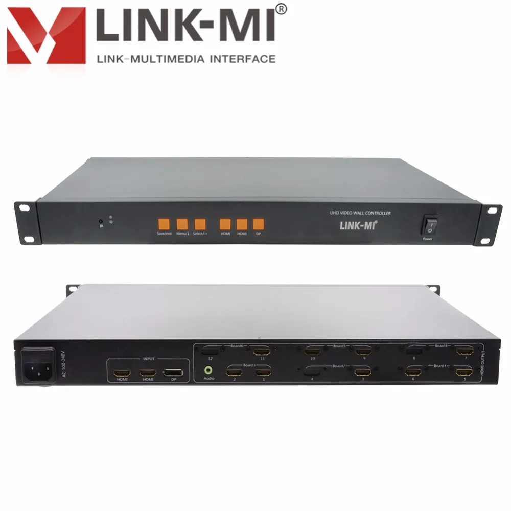 

LINK-MI LM-TV09-4K2K 4K video wall controller 3X3 Display TV Splicing Box High Quality Video Wall processor