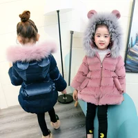 

2019 New Products Children Velvet Fabric Cartoon Lovely Kids Girls Winter Coat