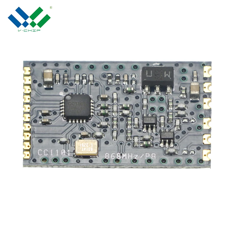
High Power 1KM 20dbm CC1101 PA Digital FSK TX RX 433MHz 868MHz Module for Remote Control 