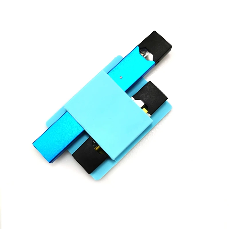 Foggyman silicone juul phone case holder single hole dual hole 2 types Cell Phone Holder Case Sticker Cover for JUUL