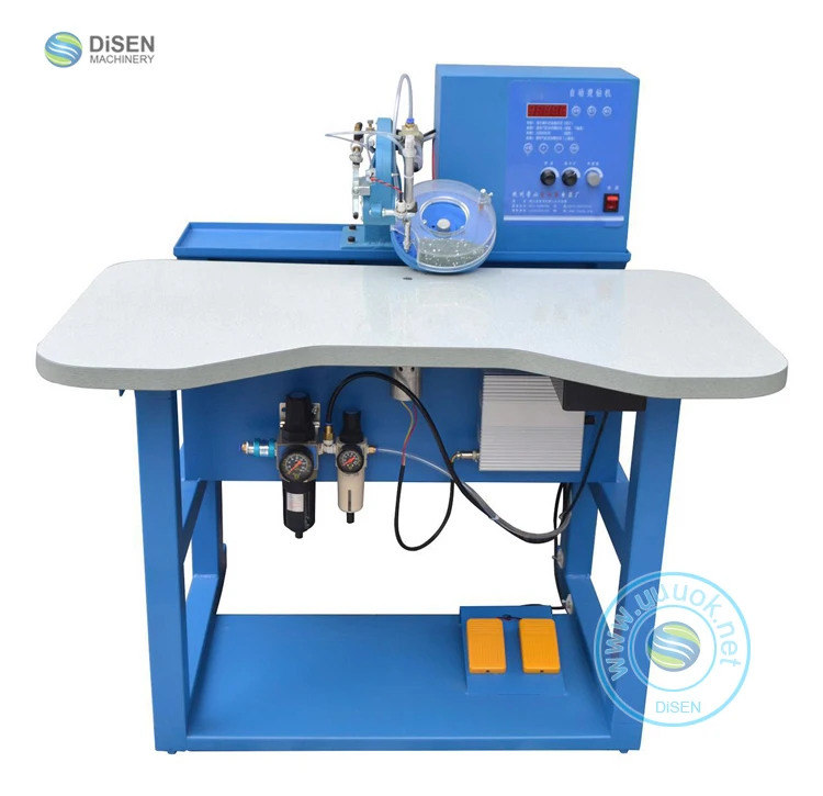 Video teaching high speed pneumatic semi auto ultrasonic rhinestone fixing machine