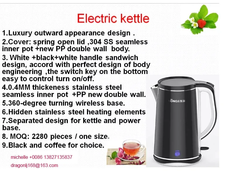 Electric Kettle Thermostat Heater Water Heater Element Home Appliance