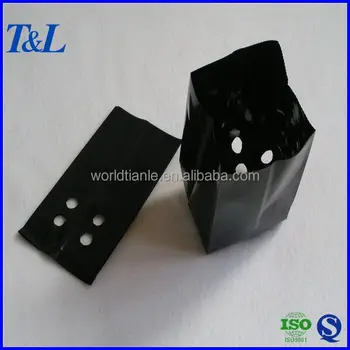 Bottom Gusset Black Plastic Grow Bags Factory Ldpe Material Bottom Gusset Black Plastic Grow Bags Factory Ldpe Material Plant Nursery Bag For Planting