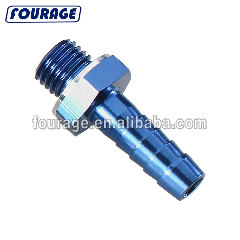 Aluminum Male Metric Thread M12 M18 To Hose Barb Fuel Oil Pump