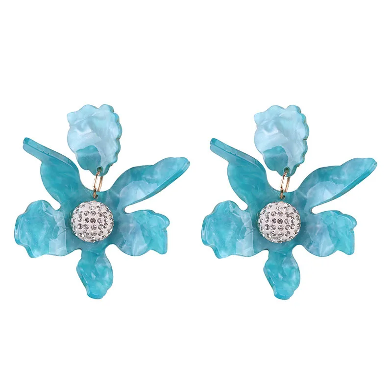

Wholesale mexican jewelry flower designs diamond earring, N/a