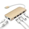 New USB type c 3.1 to UHD 2.0 with Gigabit RJ45/LAN/ethernet PD 3.0 USB c hub SD/MMC Card reader 8 in1 dock adapter