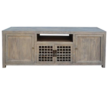 2018 Antique Living Room Recycle Wood Natural Tv Stand Cabinet