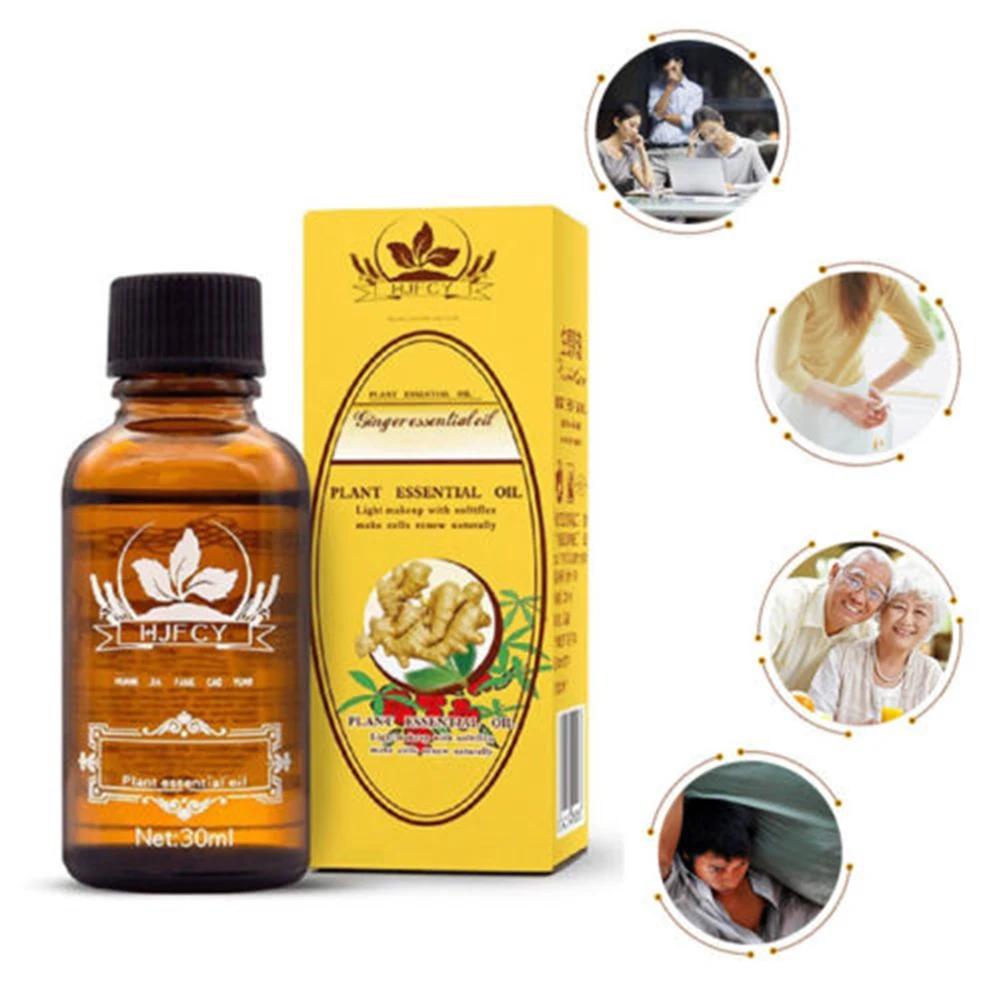 

Private Label Available Lymphatic Drainage Promote Metabolism Massage Ginger Essential Oil