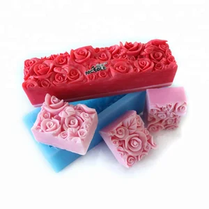 Image of Nicole Custom Handmade Silicone Soap Loaf Mold Swirl Soap Mold