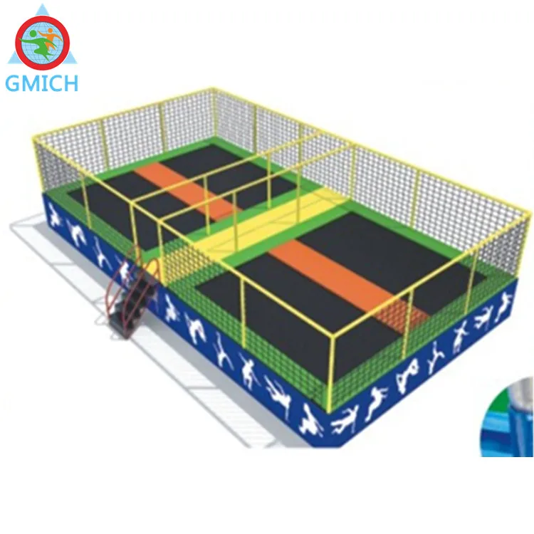 

Hot Sale Outdoor Amusement Park Equipment Trampoline, Customized color