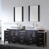 3199E WOMA types of wood making double sink bathroom vanity