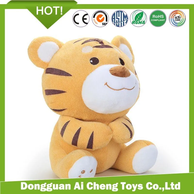 Tigres Creativos Muñeco De Peluche Juguetes Lindos Realistas Para Decoración Marrón Sunnimix