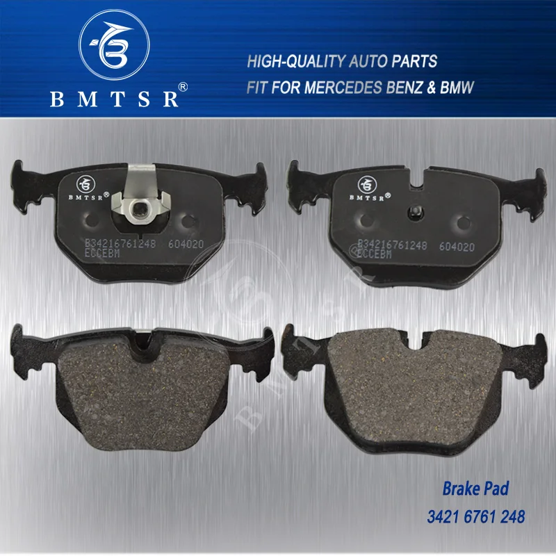 For BMW E46 E53 E85 E86 Brake Pad Set Rear OEM 34 21 6 761 248 Premium Quality
