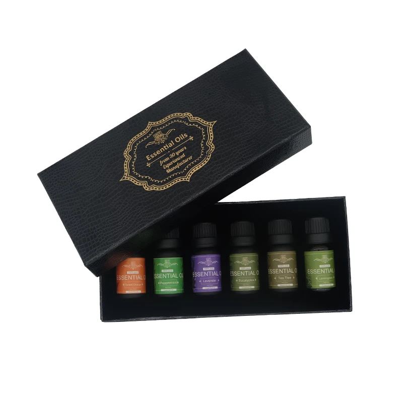 

6pcs/set SGS certification natural essential oil gift set 100% pure essential oil