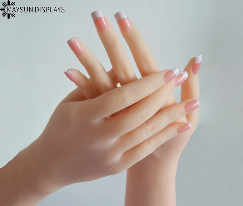 New Arrived Silicone Realistic Female Mannequin Hand For Jewelry Display