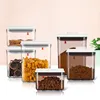 Set of 7 vacuum airtight FDA glass food container / Plastic airtight storage container with lid
