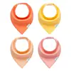 Plain color pink blue yellow orange red grey black baby bandana drool bibs