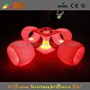 LED light up plastic / bar stool chair