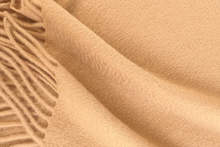 Brushed Scottish Cashmere Scarf Solid Color Cashmere Scarf