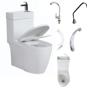 Toilet Sink Hand Held Shattaf Combination New Wc Closet Lavabo Item China Auto Flow Toilet Green Eco Friendly Toiletry Product
