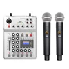 Oem bluetooth wireless microphone speaker with sound mixer amplifier