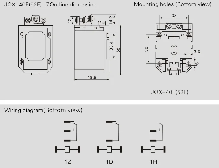 Реле hg4119 012 1z8 f схема