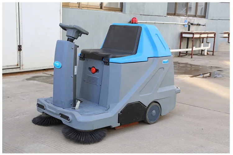 Warehouse Vacuum Sweeper Truck Leaf Vacuum Cleaners Driveon Floor