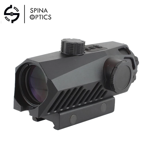 

SPINA OPTICS Tactical 151 3x30 3x Adjustable Riflescope with 4 color reticles red dot sight for hunting, Black