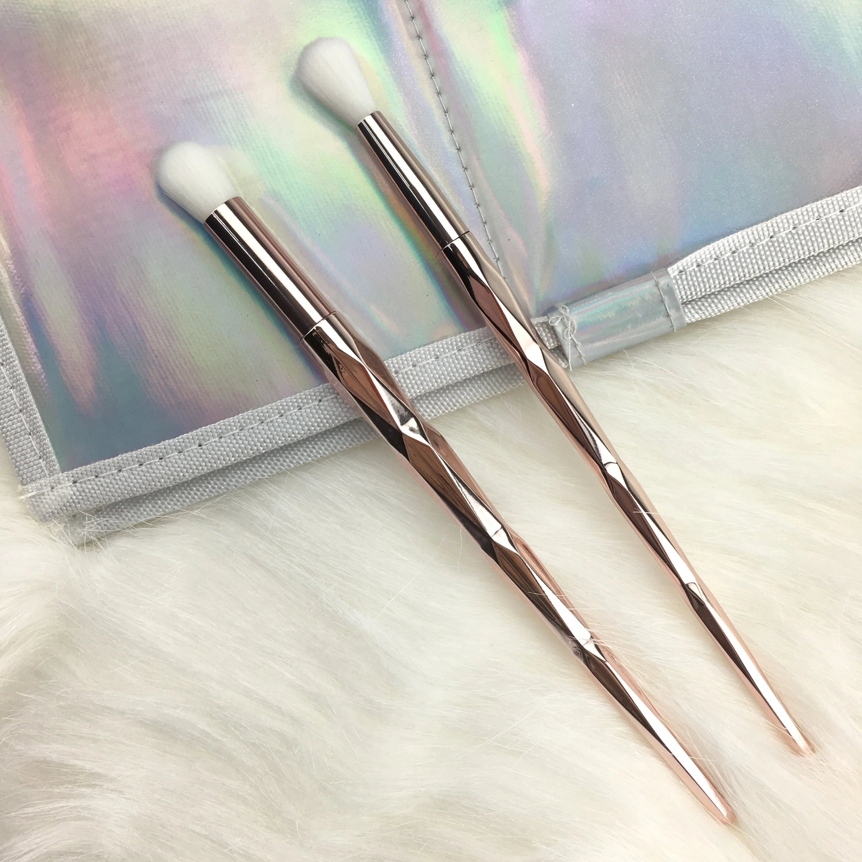 small tapered eye shadow foundation private label single eyes pink eyeshadow fluffy blending brush