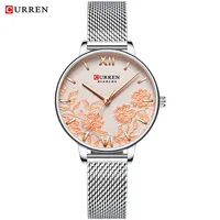 

Curren 9065 Women Bracelet Watches Fashion Women Dress Wristwatch Ladies Quartz Sport Rose Gold Watch relogio curren