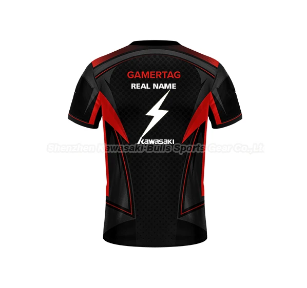 
Directly factory hot selling mens best e sports team uniforms e-sports jersey oem 