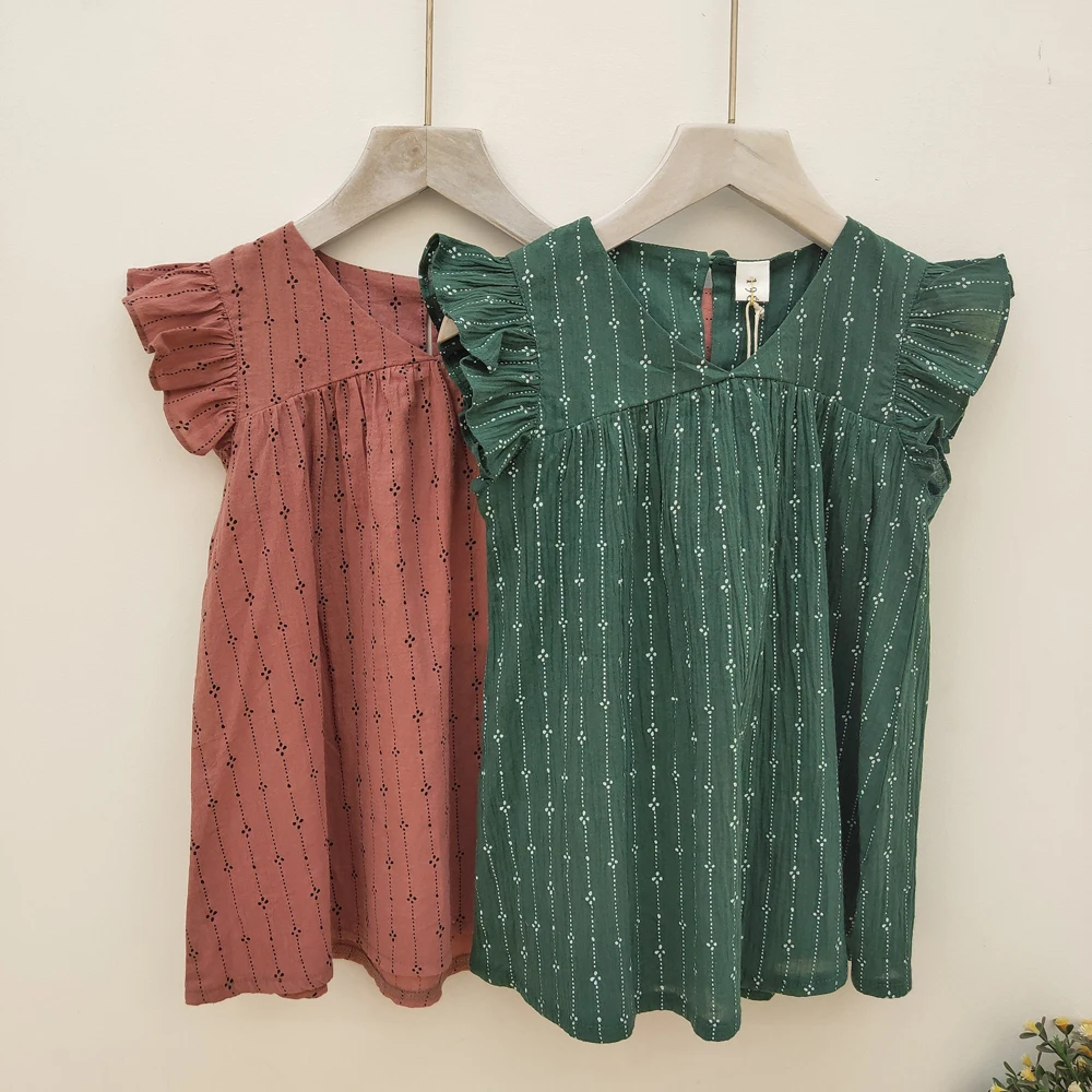 

baby girl dress kids clothes summer dress for girl, Red/green