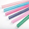 Hot sell 16mm 48loops book binder Plastic spiral coil binding wire o