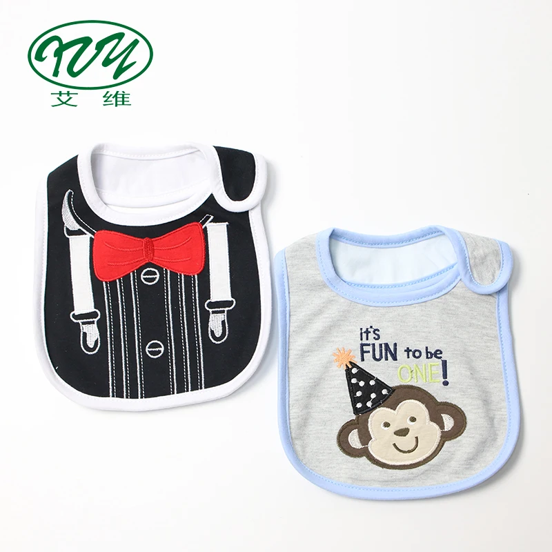 

Cheap Design Super Soft Baby Bib Organic Cotton, Same as picture or customized color