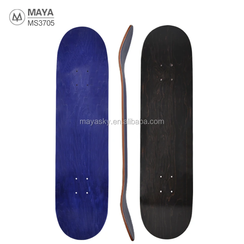 Competitive professional skate board deck 7ply layers 100% Canadian Maple customized blank skateboard deck