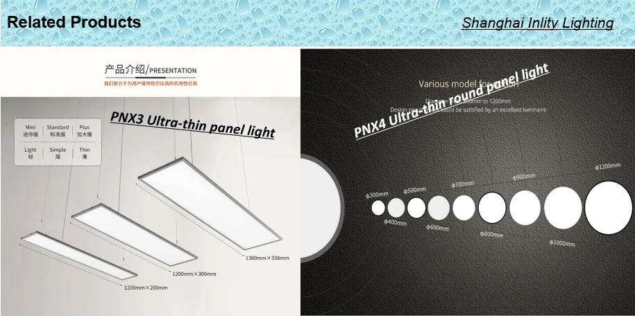 INLITY PNXT Clear Round LED Panel Light 900mm 6000K round lighting led panel for the Residential