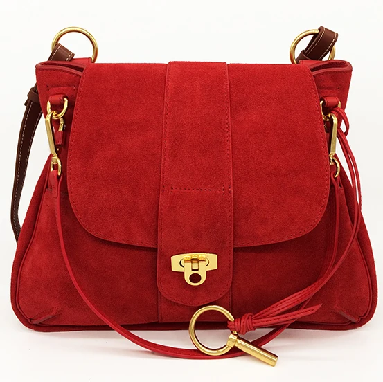 
MOQ 1 PCS Nubuck leather custom shoulder rope handle bag chaine cross body bag 2019 , bags women brand handbags ladies 