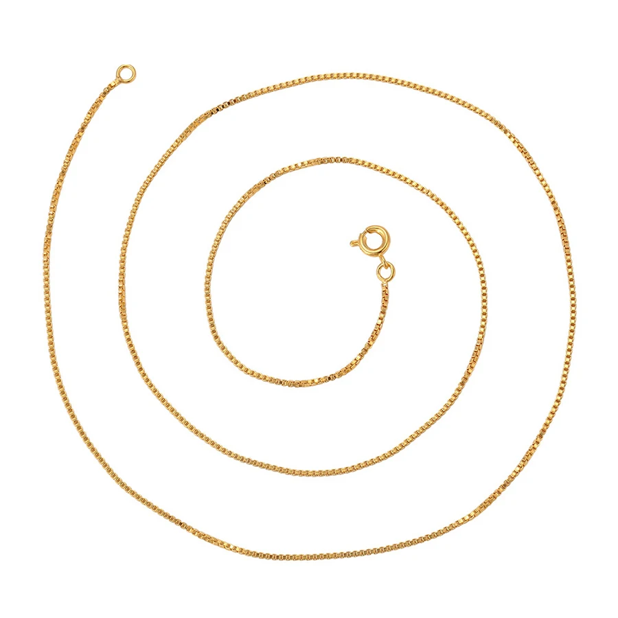 

44166 xuping new arrival top quality fashionable 24k gold plated chain necklace free sample jewelry