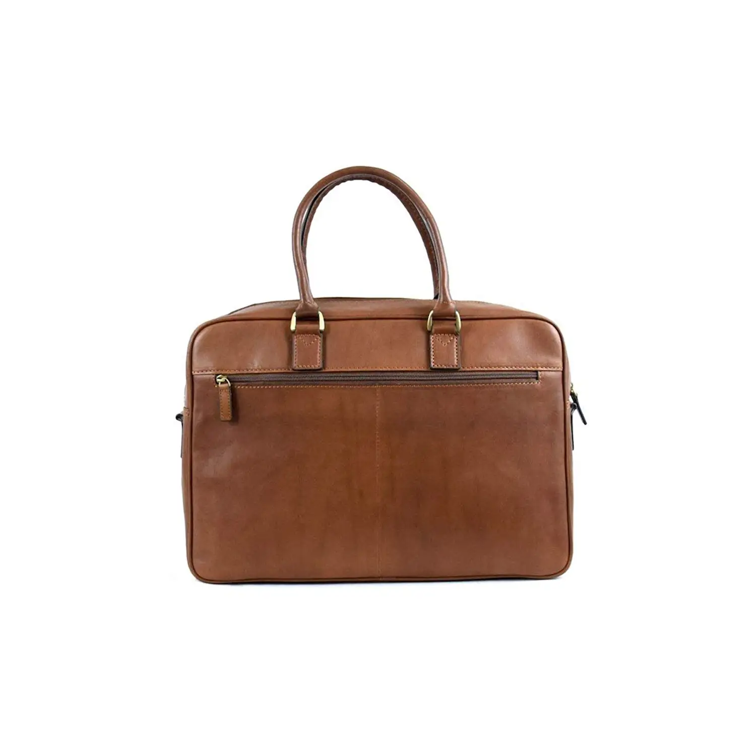 Dream Leather Bags Made in Italy Genuine Leather Vegetable Tanned Leather Business Bag Color Brown
