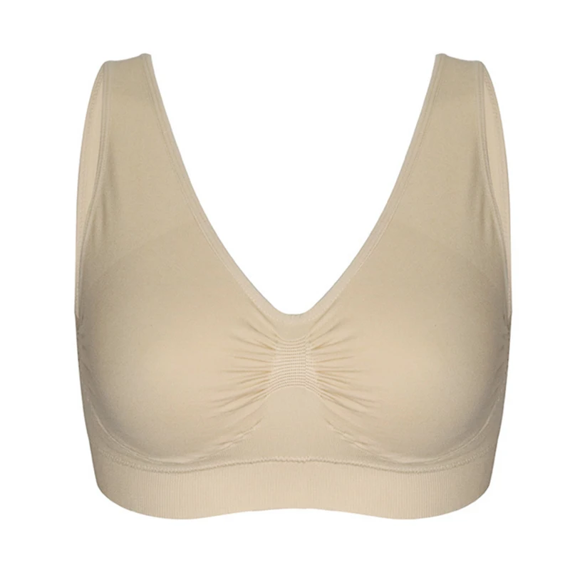 
Factory Wholesale 2018 Fitness Yoga Wear Women Padded Seamless Sports Bra 