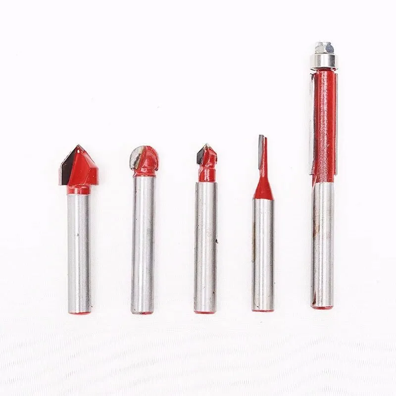 Tungsten Carbide Router Bits For Wood Woodworking 1/4 6.35mm Router