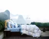Washed goose down filled duvet, patchwork baby duvet