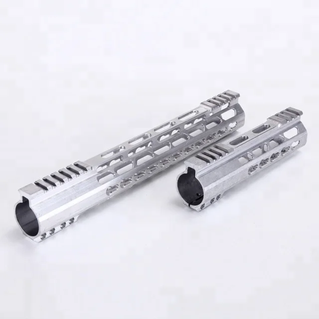 
AR15 RAW KEYMOD Free Floating Handguard Quad rail mount Barrel Nut 7' 10
