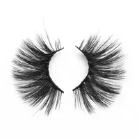 

New styles 25mm eyelashes factory hand made silk material false lashes eyelashes