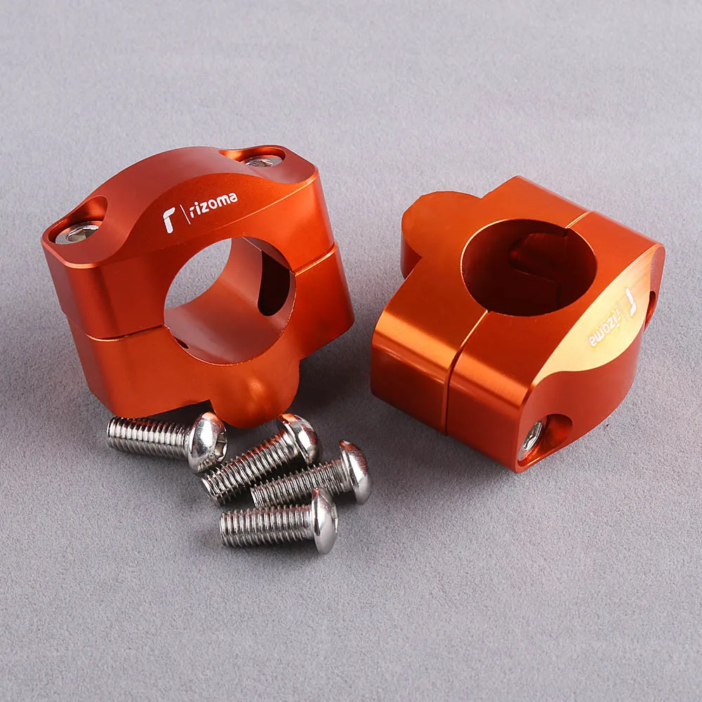 11/8'' Universal Rizoma Handlebar Riser Clamps Mounting Bar Clamps