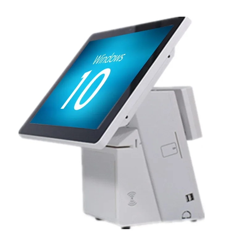 

15 inch dual screen all in one pos system touch screen pos hardware