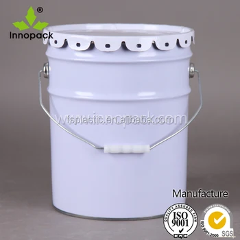 plain white 5 gallon buckets