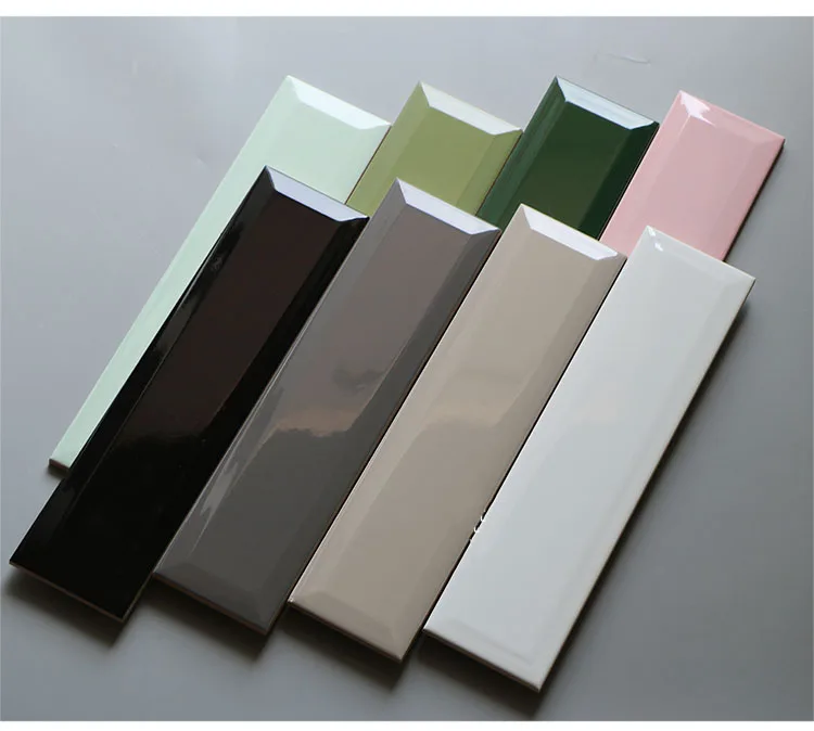 75*150mm Glossy Beveled Edge Glazed Ceramic Wall Tile Subway Tile Buy Subway Tile,Glazed