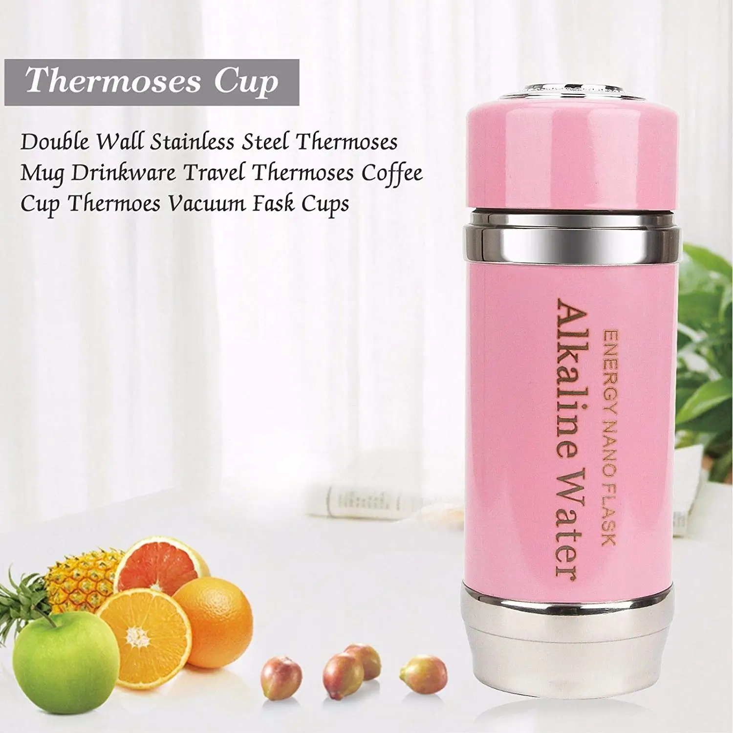 Healthy Alkaline Water Bottle Vacuum Insulated Stainless Steel Water Bottle